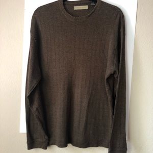 MEN SWEATER BROWN LONG SLEEVES